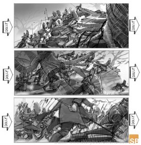 电影《魔镜仙踪》分镜头