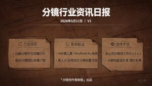 分镜行业资讯日报 | 2026年5月11日（V1）