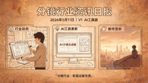 分镜行业资讯日报 | 2026年5月11日（V1 AI工具版）