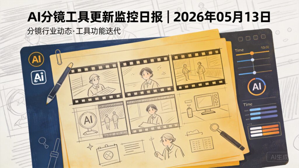 AI分镜工具更新监控日报 | 2026年05月13日