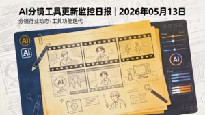 AI分镜工具更新监控日报 | 2026年05月13日