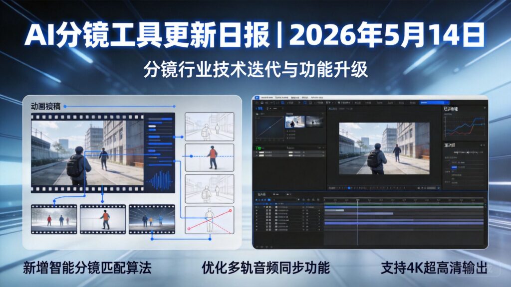 AI分镜工具更新日报|2026年5月14日