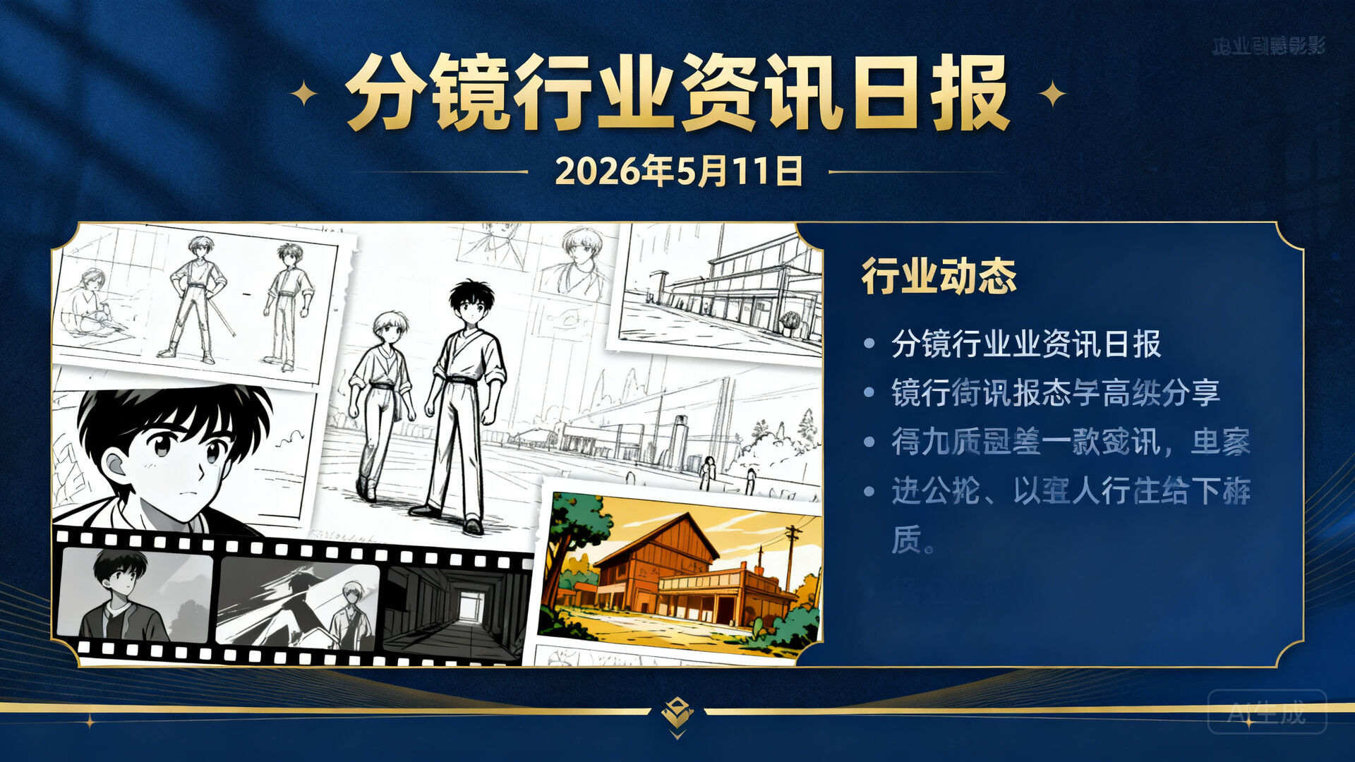 分镜行业资讯日报 | 2026年5月11日