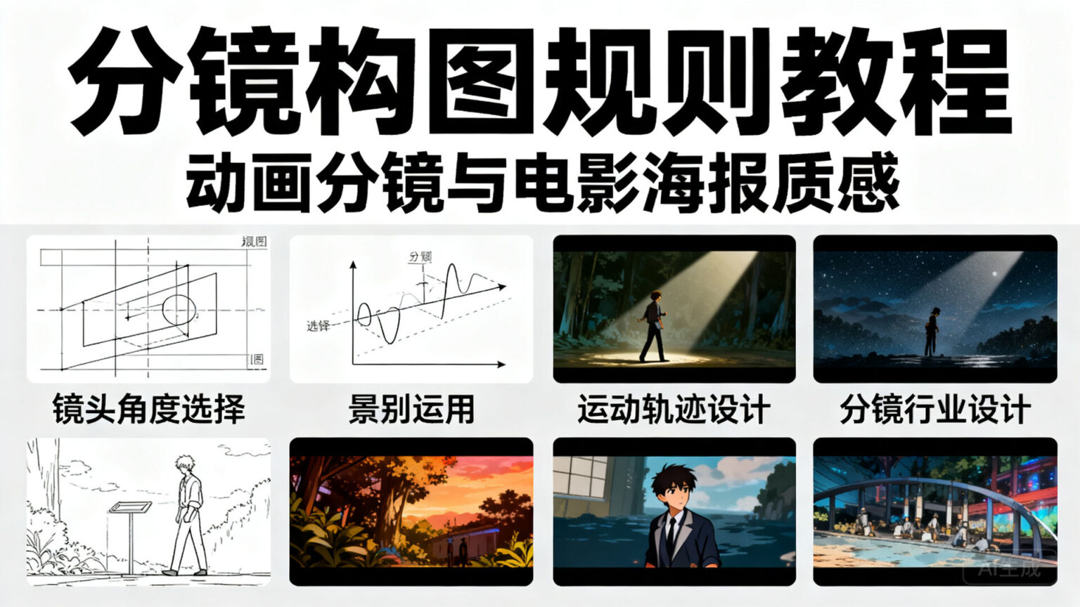 【分镜教程】分镜构图规则 – 分镜世界 – 专注影视分镜