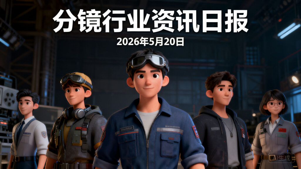 分镜行业资讯日报 | 2026年5月20日