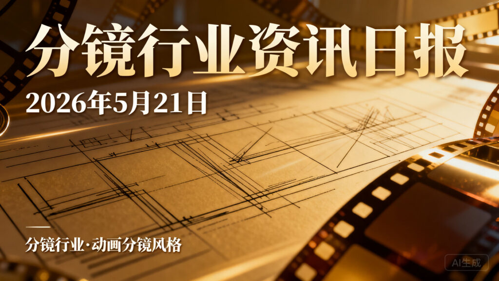 分镜行业资讯日报 | 2026年5月21日