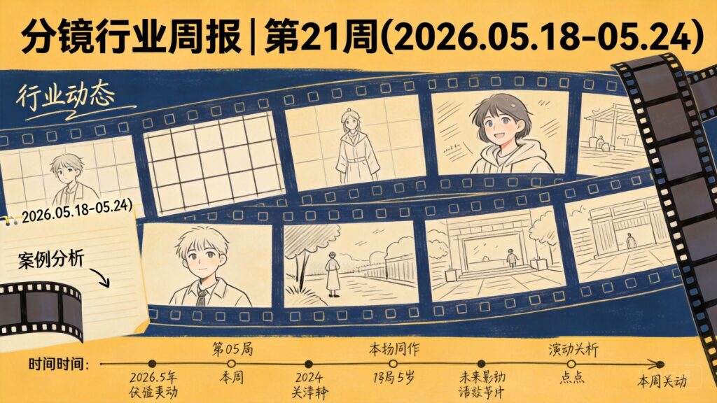 分镜行业周报 | 第 21 周 (2026.05.18-05.24)