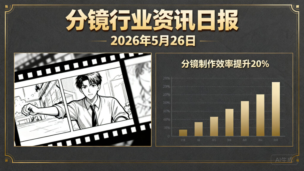 分镜行业资讯日报 | 2026年5月26日