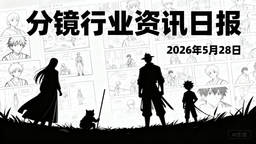 分镜行业资讯日报 | 2026年5月28日