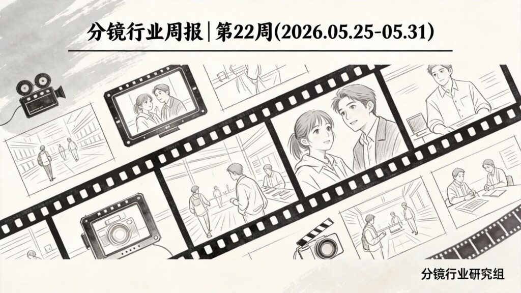 分镜行业周报 | 第 22 周 (2026.05.25-05.31)