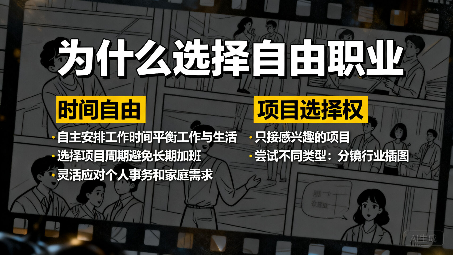 一、为什么要选择自由职业？