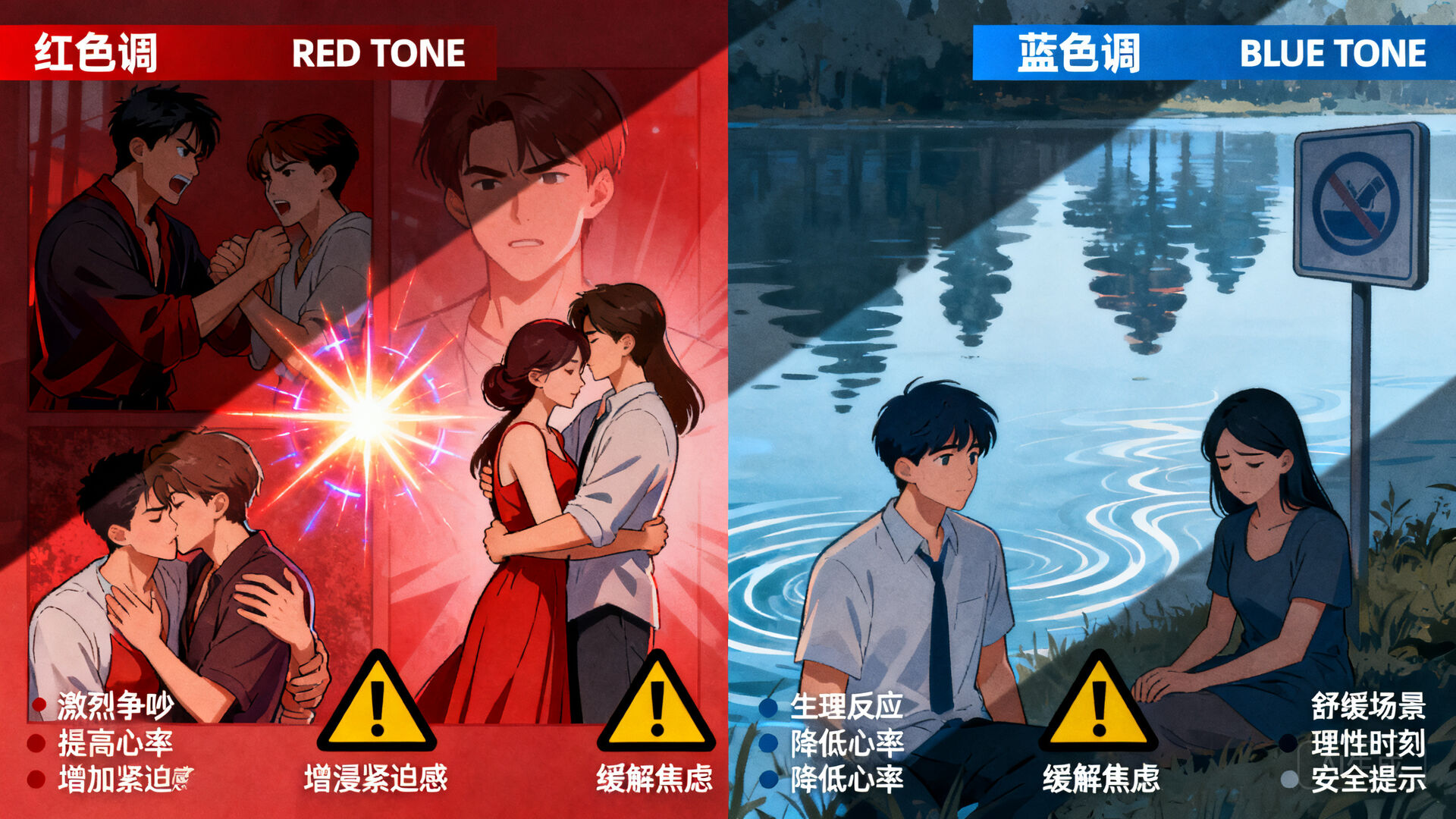 一、色彩心理学：颜色的情感密码