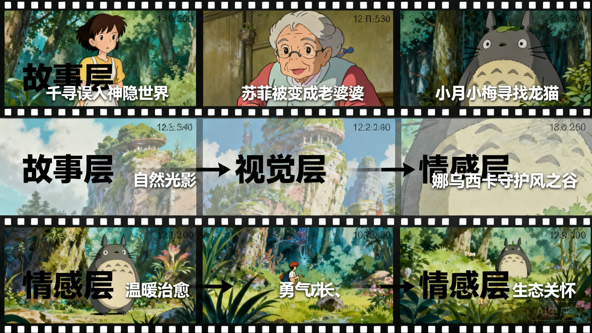一、宫崎骏分镜的三个层次