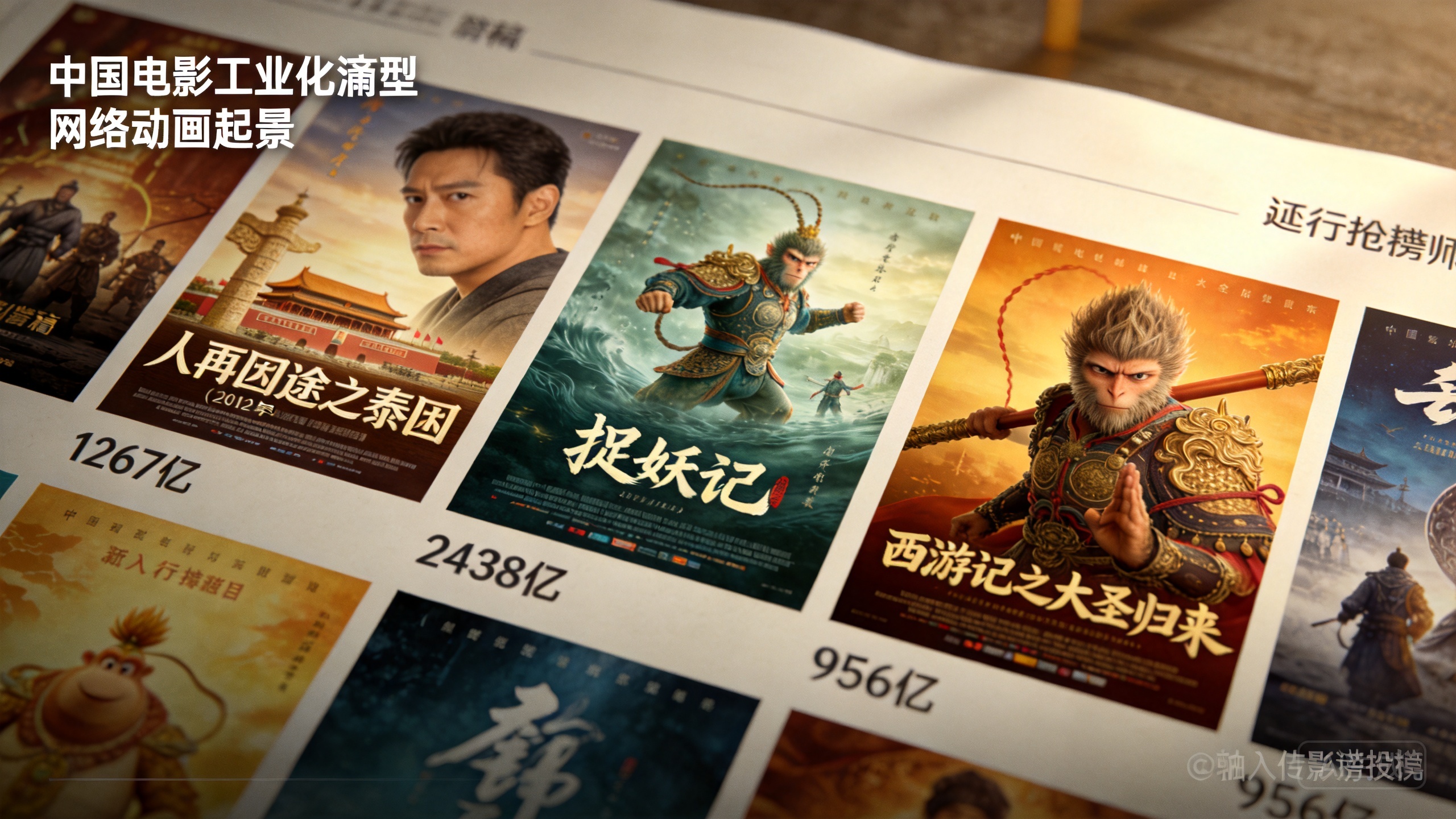 旧版本配图:动画行业补充视觉资料