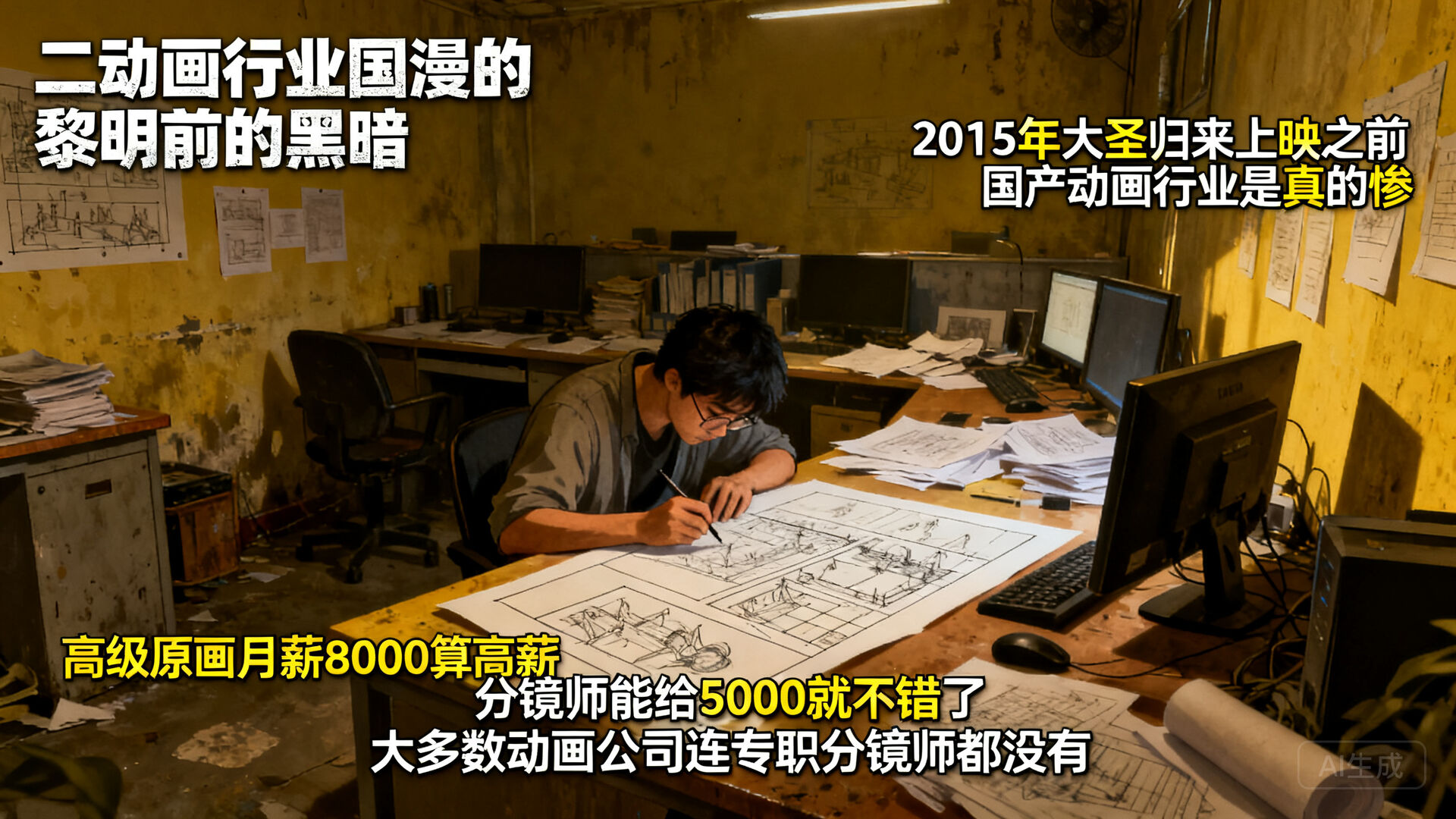 二、动画行业:国漫的黎明前的黑暗