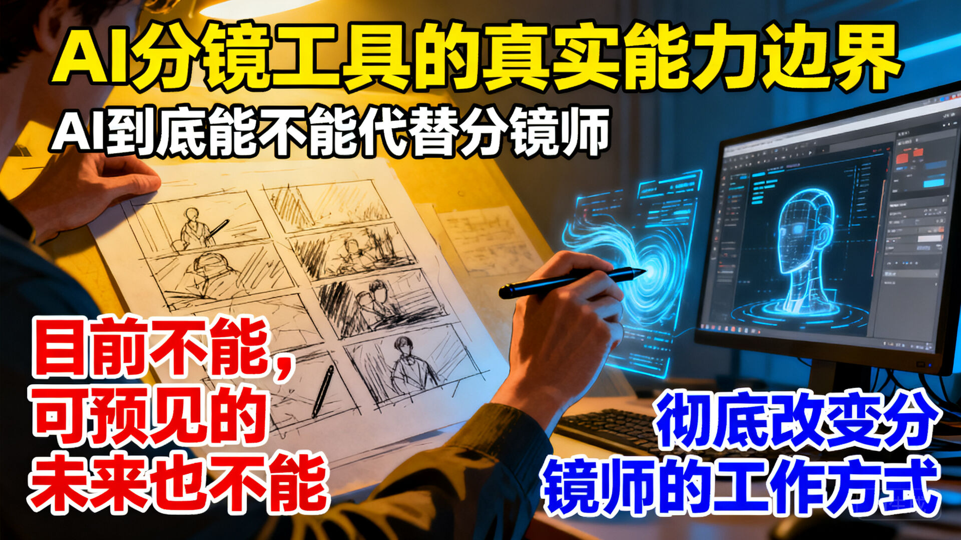 二、AI 分镜工具的真实能力边界