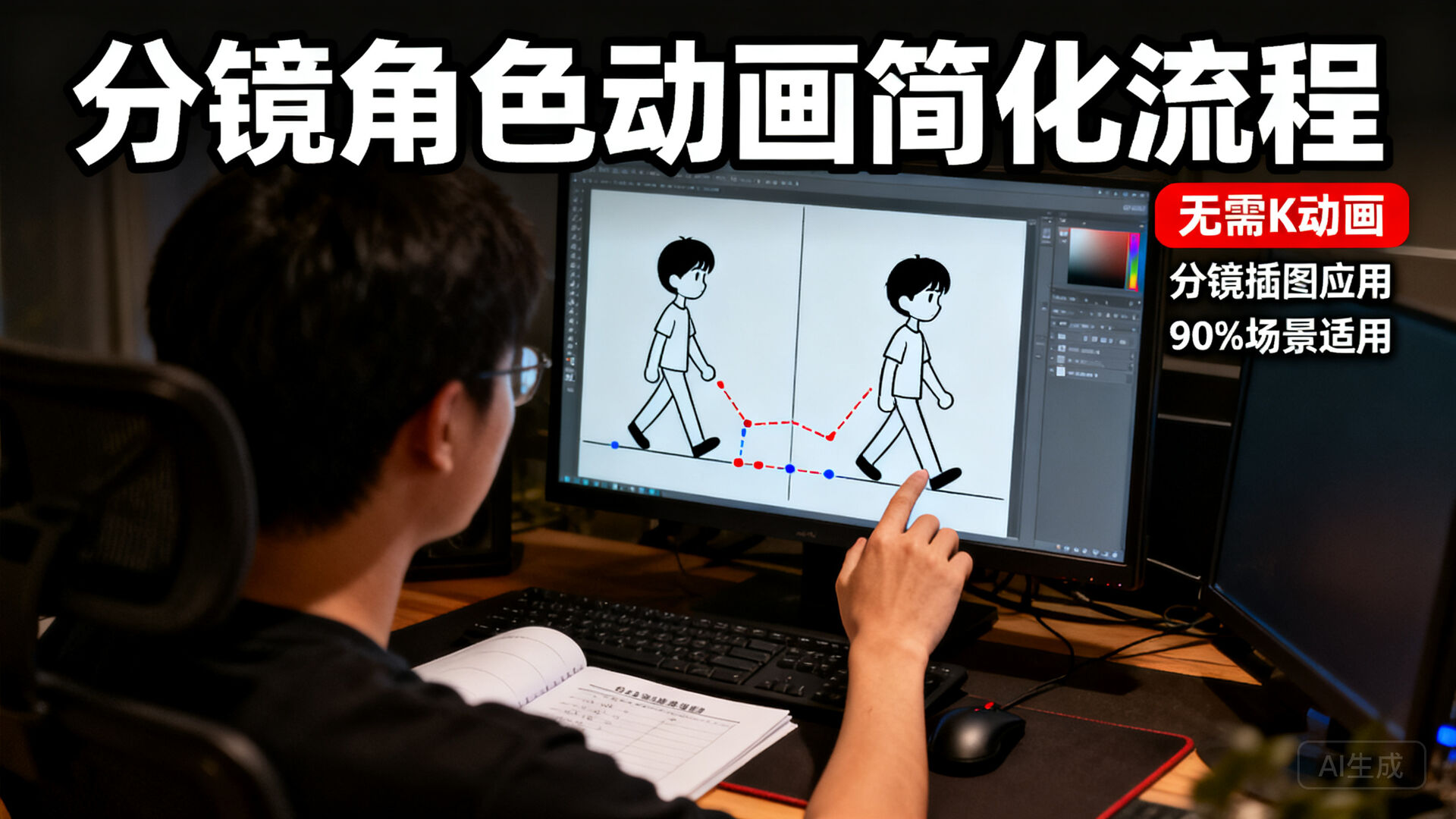 二、角色与走位:最简单的方法达到最好的效果
