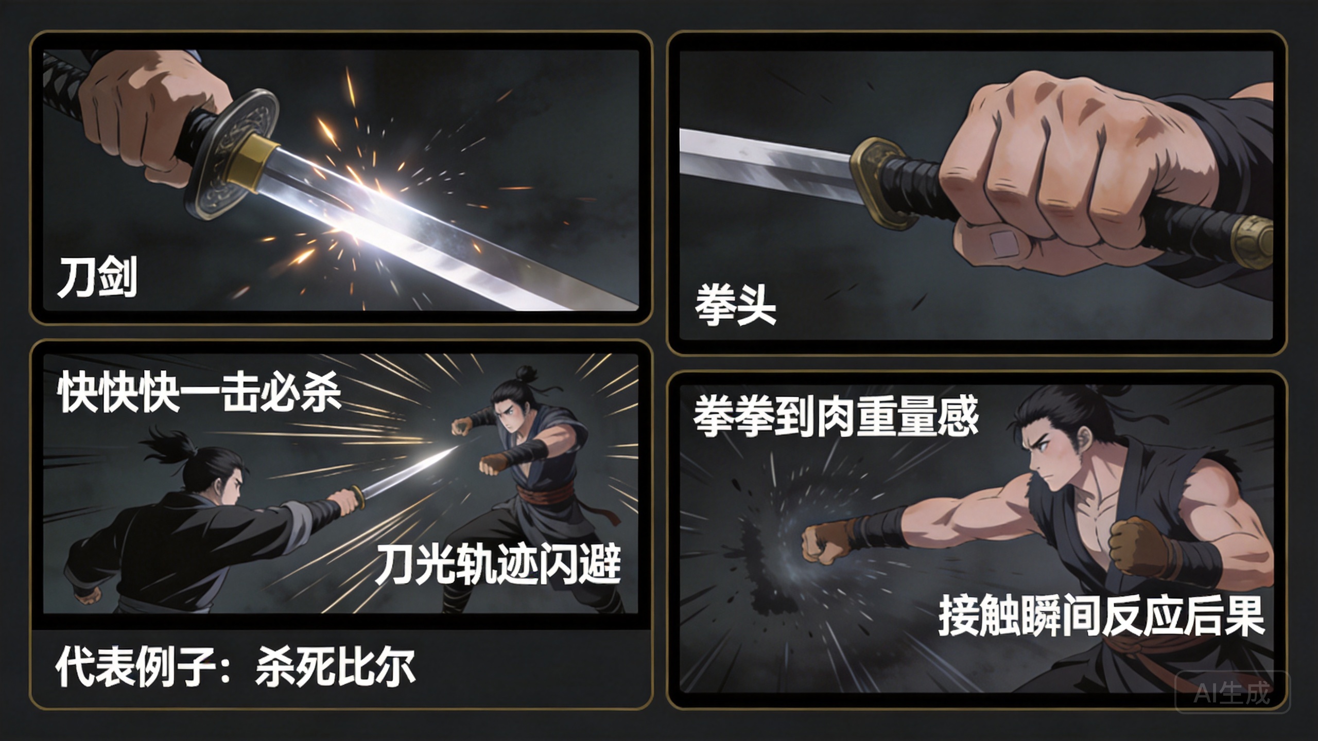 四、武器打斗的分镜特殊考量