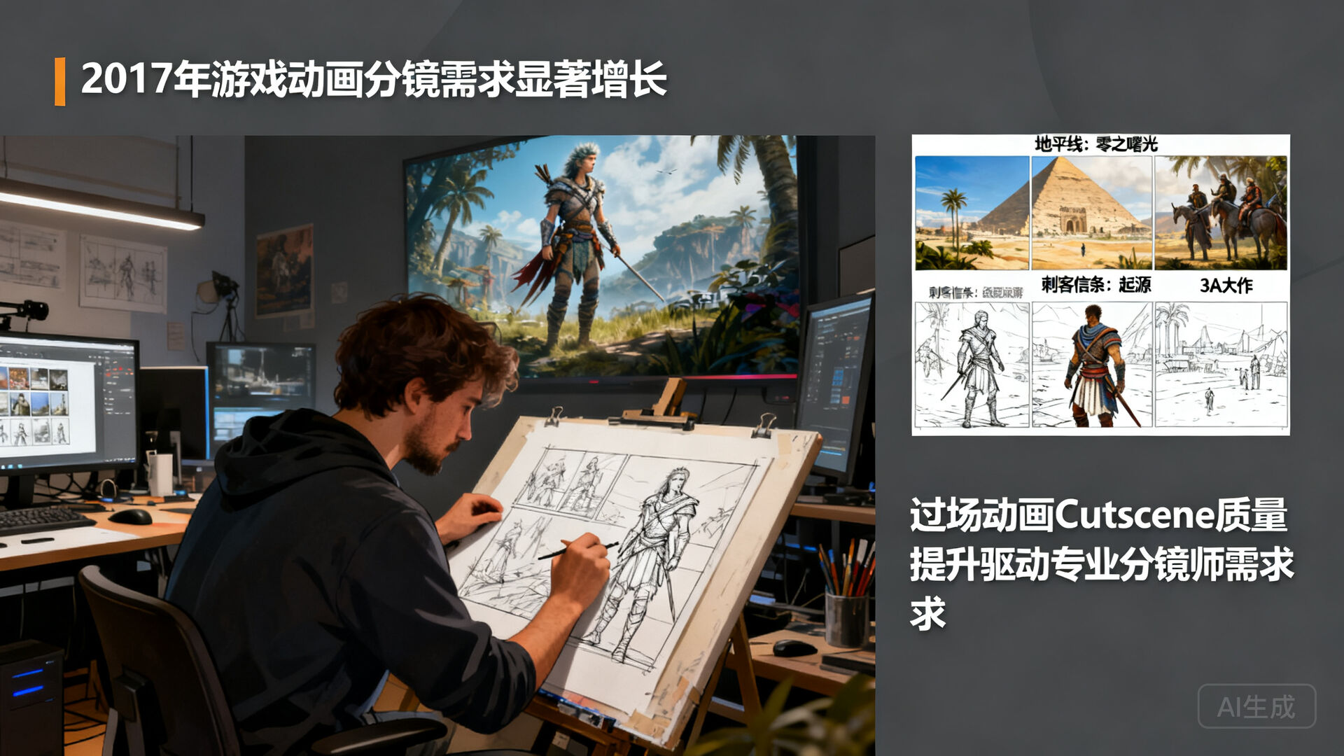 游戏动画的分镜需求增长