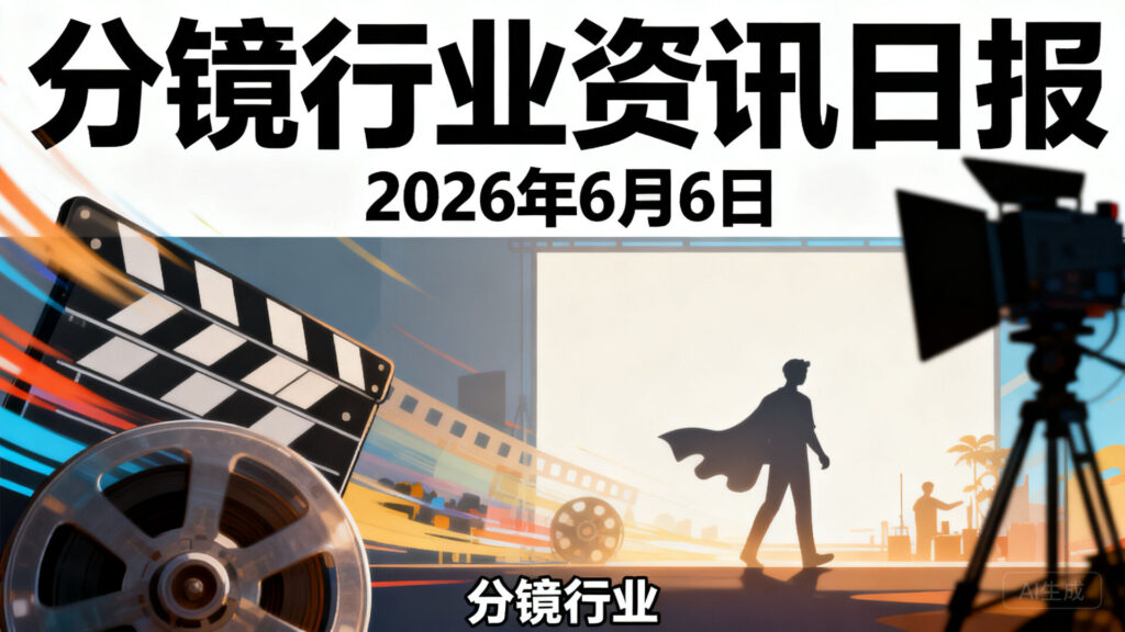 分镜行业资讯日报 | 2026年6月6日