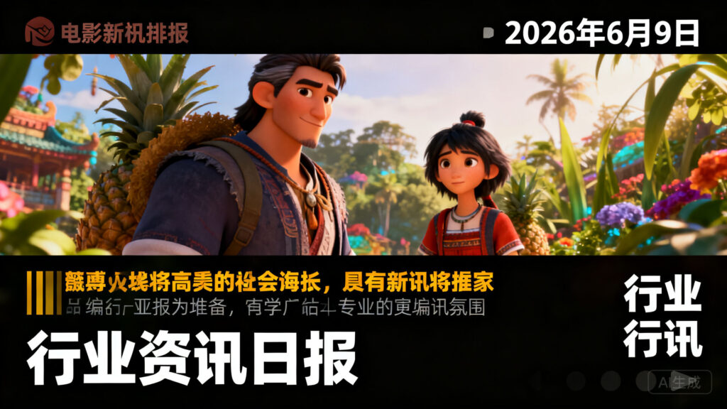分镜行业资讯日报 | 2026年6月9日