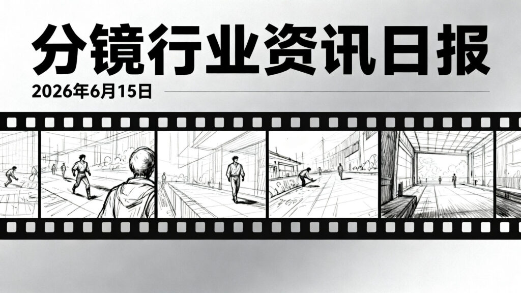 分镜行业资讯日报 | 2026年6月15日
