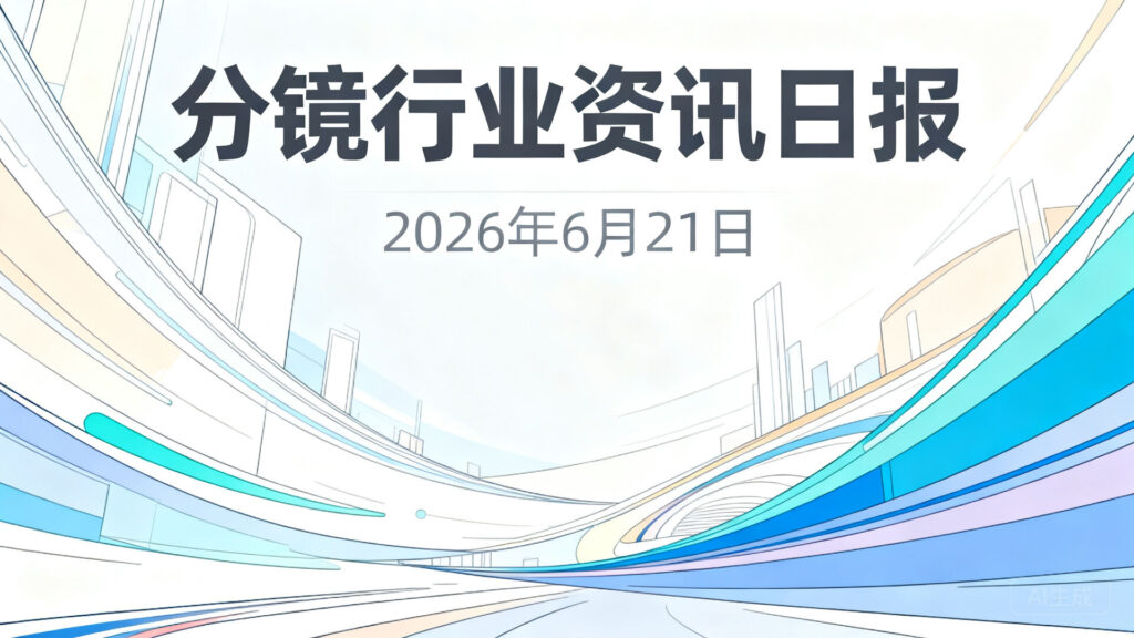 分镜行业资讯日报 | 2026年6月21日