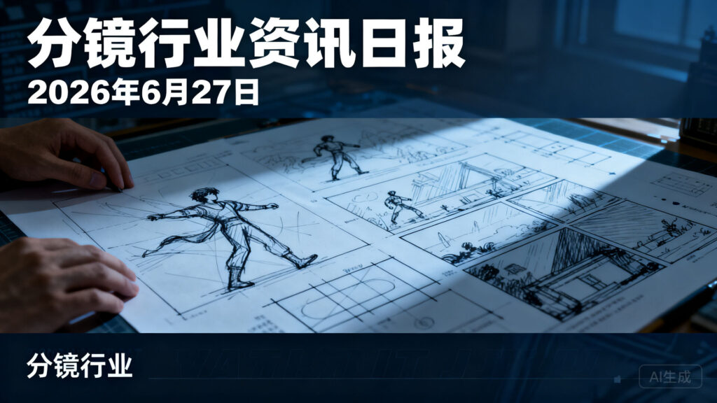 分镜行业资讯日报 | 2026年6月27日
