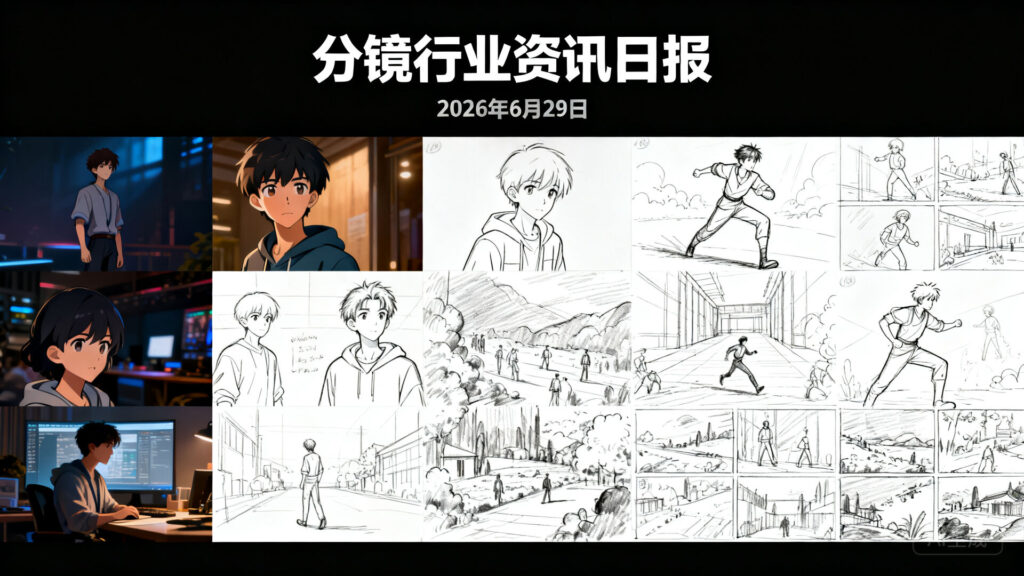 分镜行业资讯日报 | 2026年6月29日