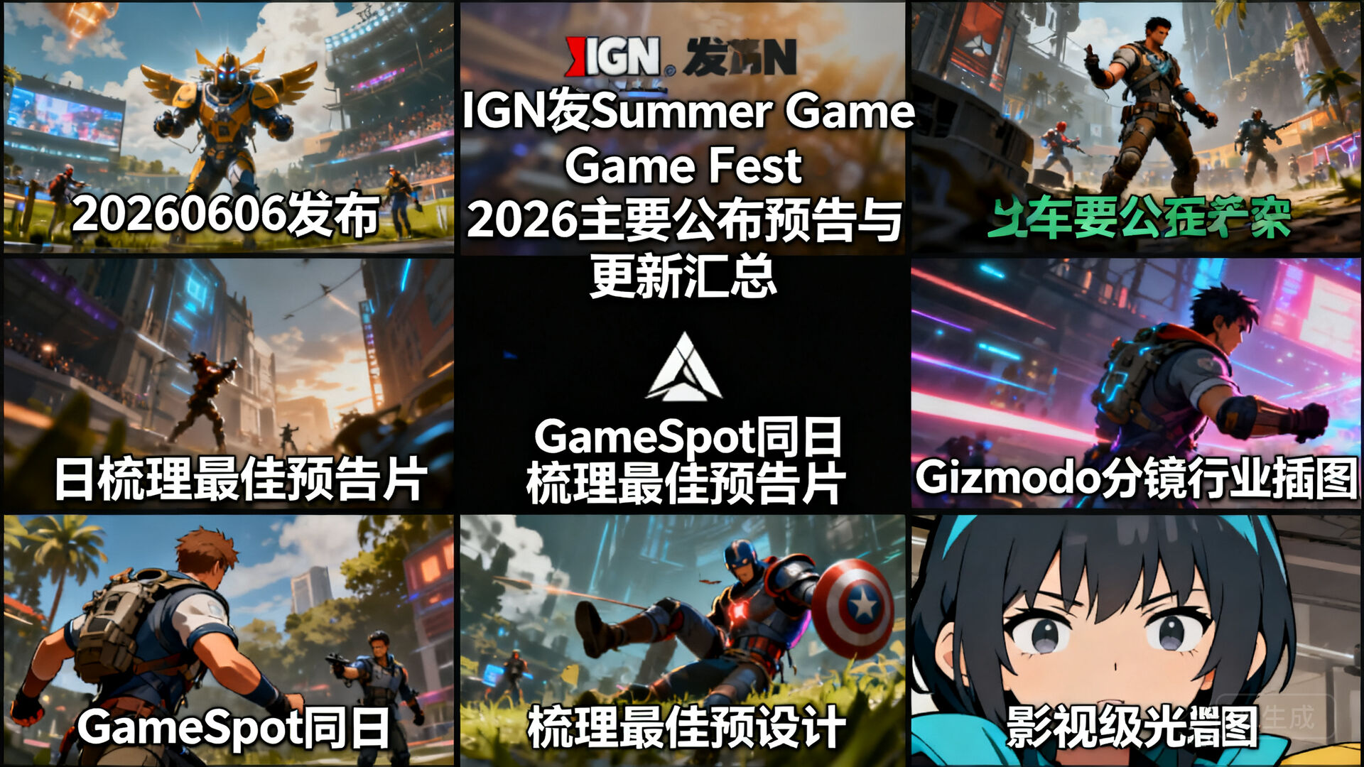 🎮 一、游戏行业分镜动态