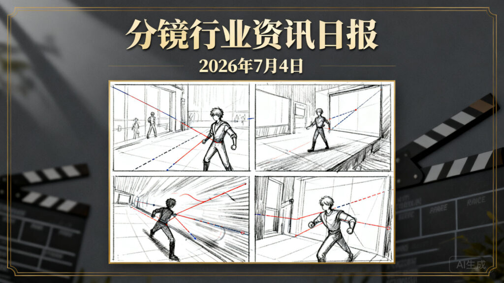分镜行业资讯日报 | 2026年7月4日