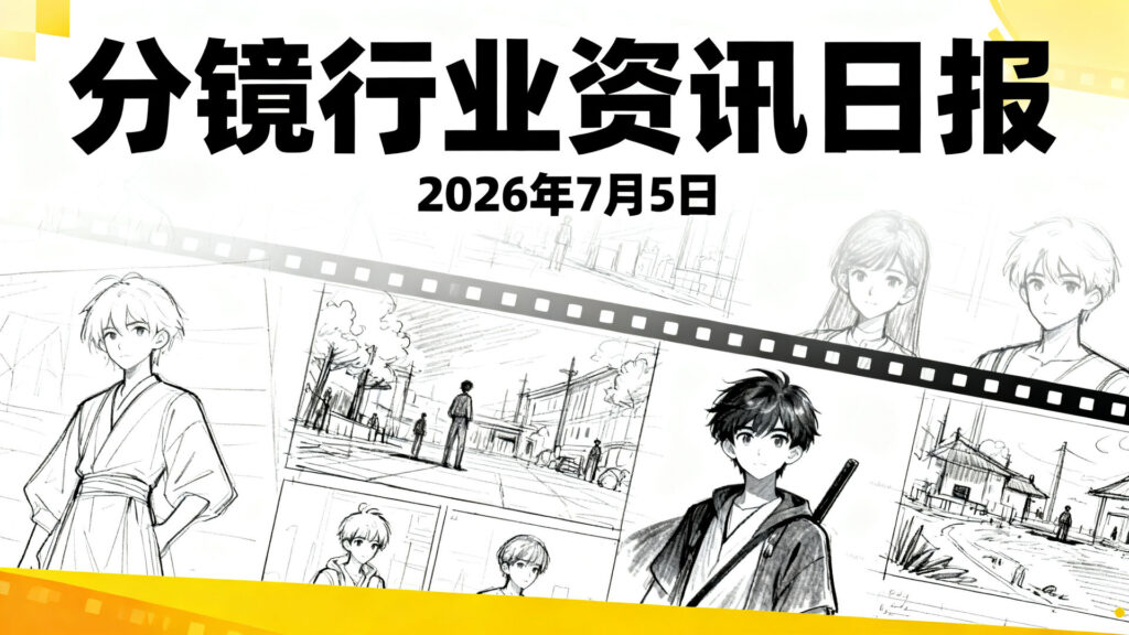 分镜行业资讯日报 | 2026年7月5日