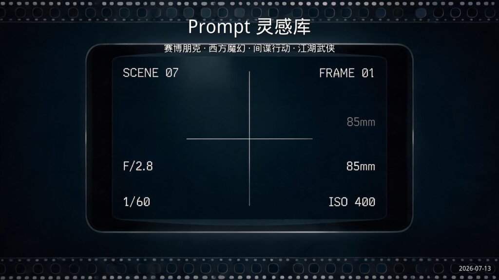 prompt库-分镜灵感练习 | 2026年07月13日