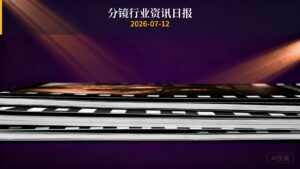 分镜行业资讯日报 | 2026年7月12日