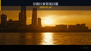 分镜行业资讯日报 | 2026年7月18日