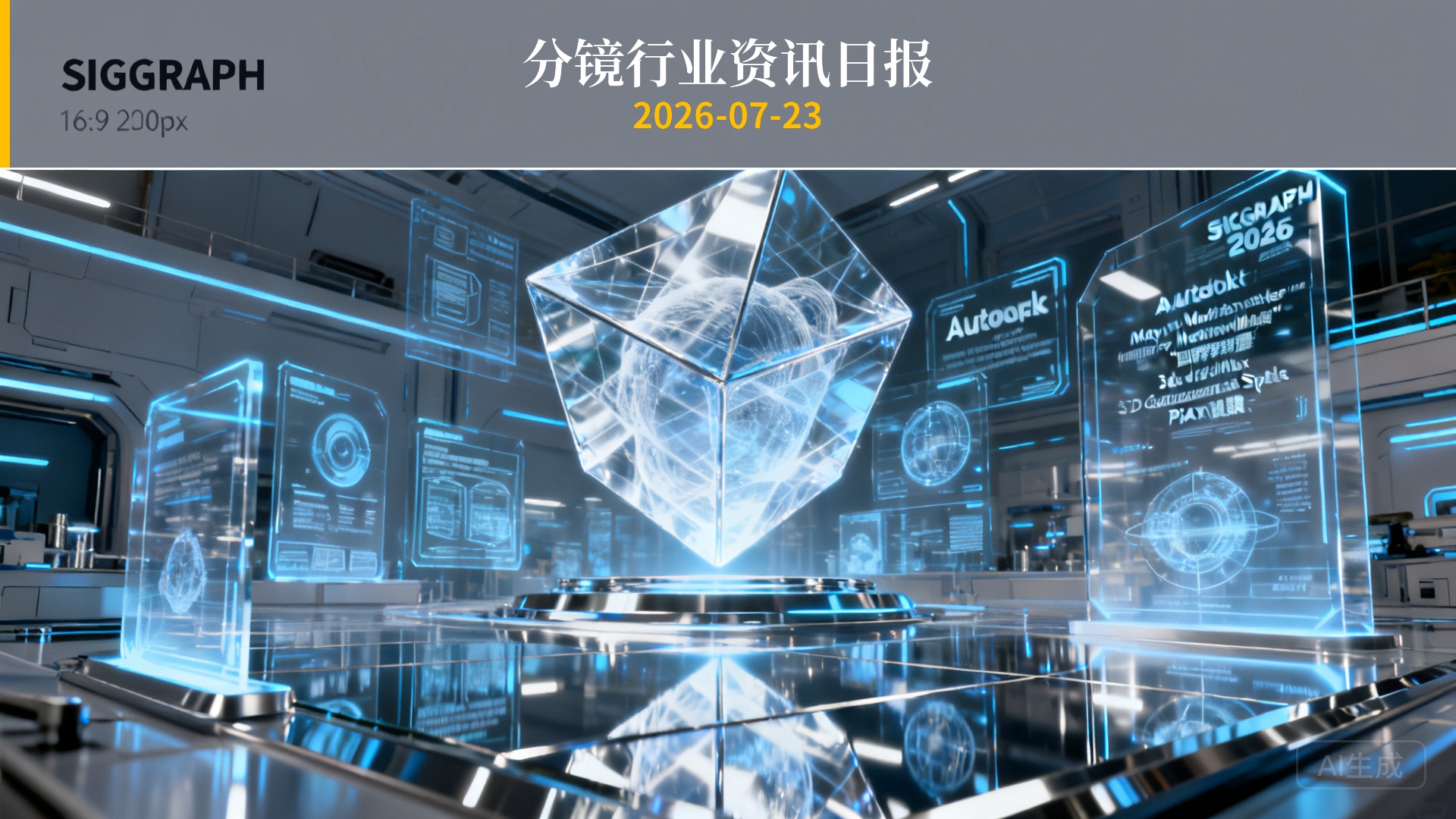 分镜行业资讯日报 | 2026年7月23日