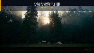 分镜行业资讯日报 | 2026年7月29日