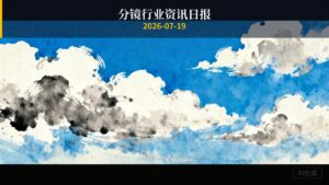 分镜行业资讯日报 | 2026年7月19日