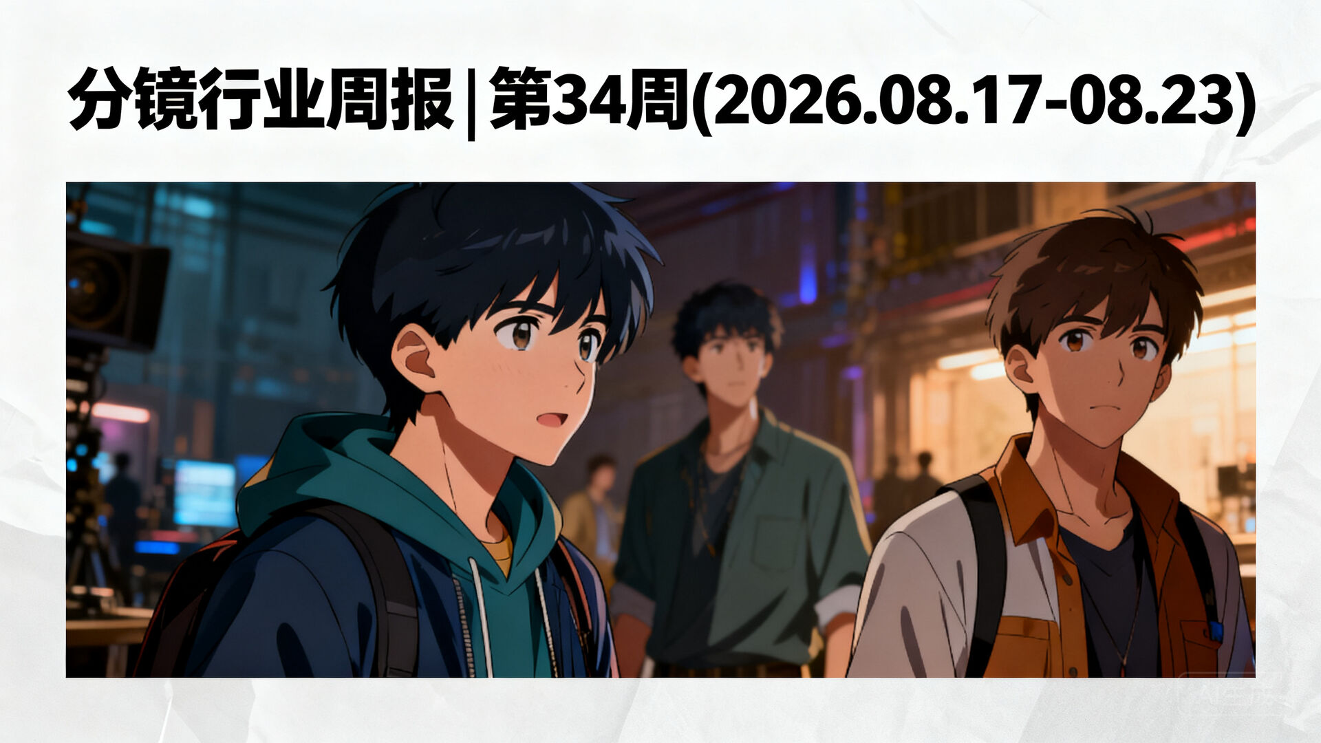 分镜行业周报 | 第 34 周 (2026.08.17-08.23)