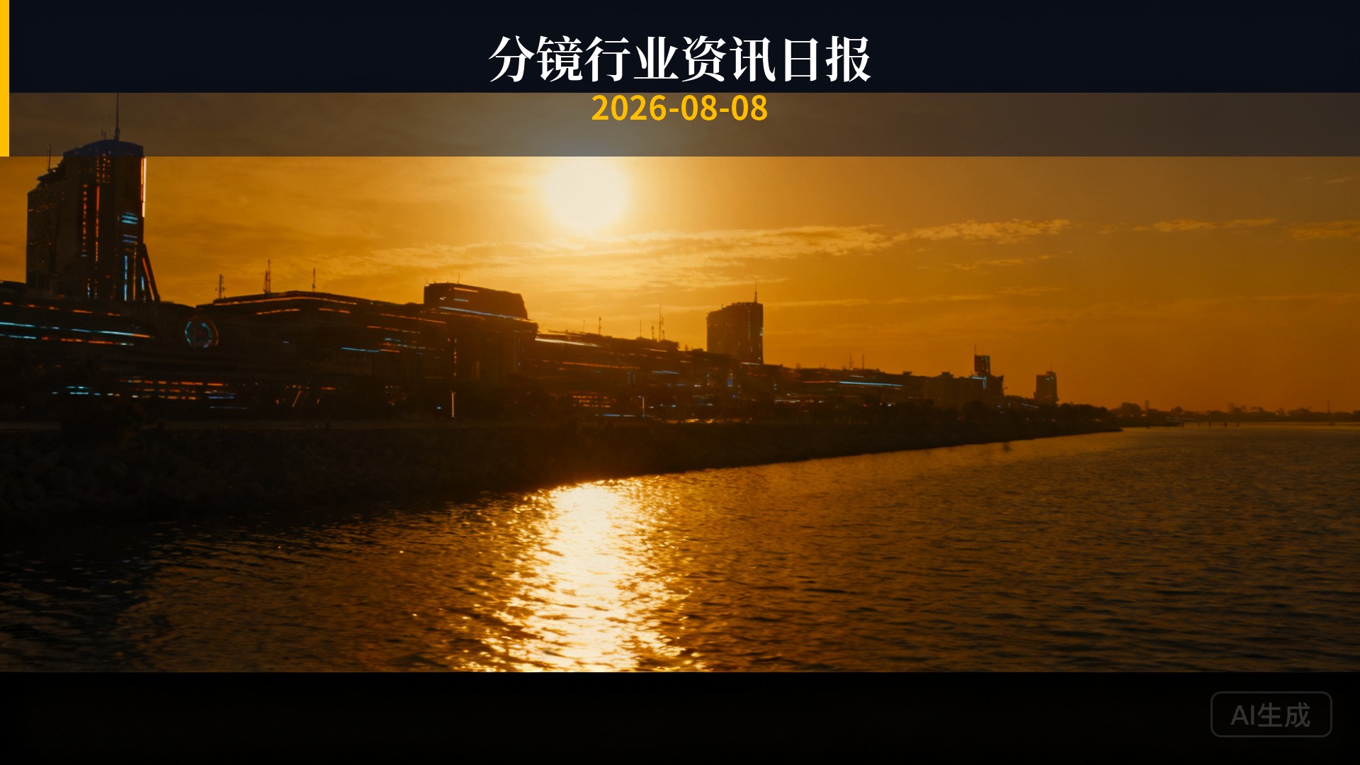 分镜行业资讯日报 | 2026年8月8日