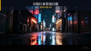 分镜行业资讯日报 | 2026年8月14日