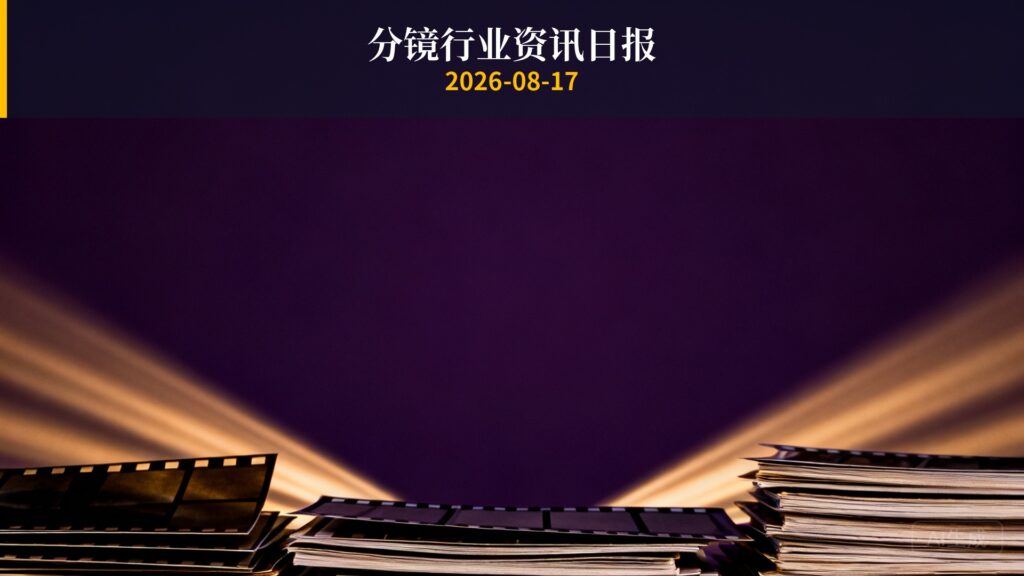 分镜行业资讯日报 | 2026年8月17日
