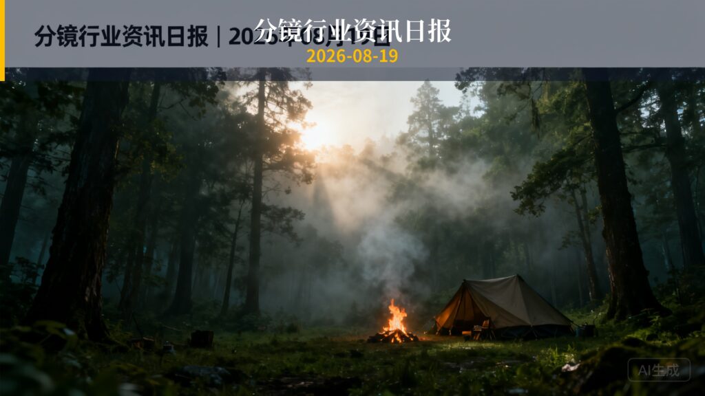 分镜行业资讯日报 | 2026年8月19日