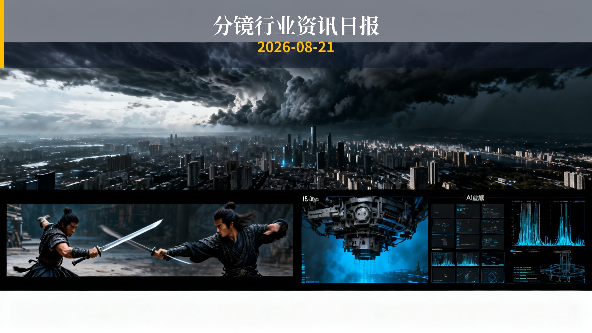 分镜行业资讯日报 | 2026年8月21日