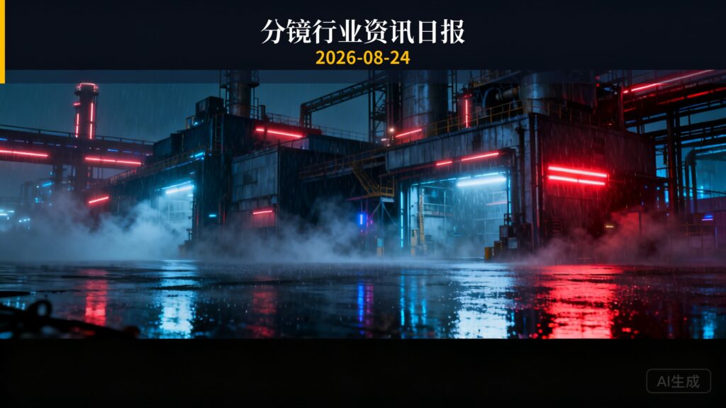 分镜行业资讯日报 | 2026年8月24日