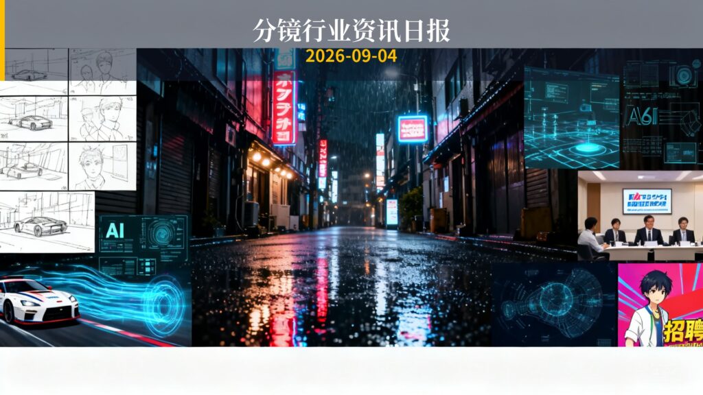 分镜行业资讯日报 | 2026年9月4日