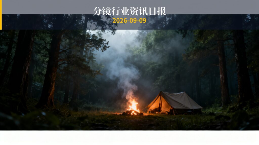 分镜行业资讯日报 | 2026年9月9日