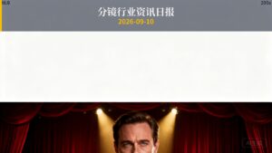 分镜行业资讯日报 | 2026年9月10日