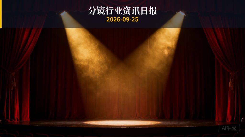 分镜行业资讯日报 | 2026年9月25日
