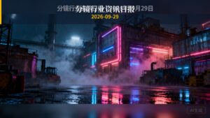 分镜行业资讯日报 | 2026年9月29日